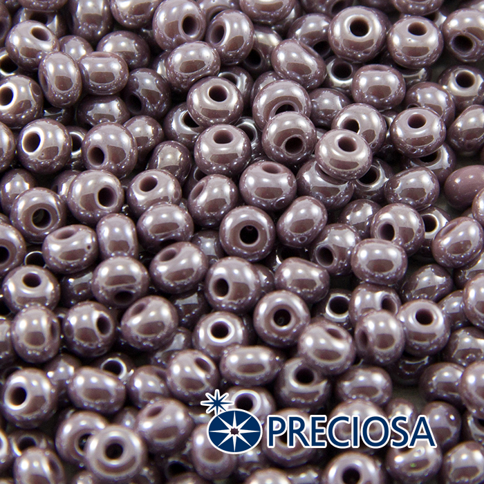 Бисер 28020 Чешский Preciosa 6/0, Непрозрачный Радужный OL, Коричневый, Круглый, (УТ100015889)