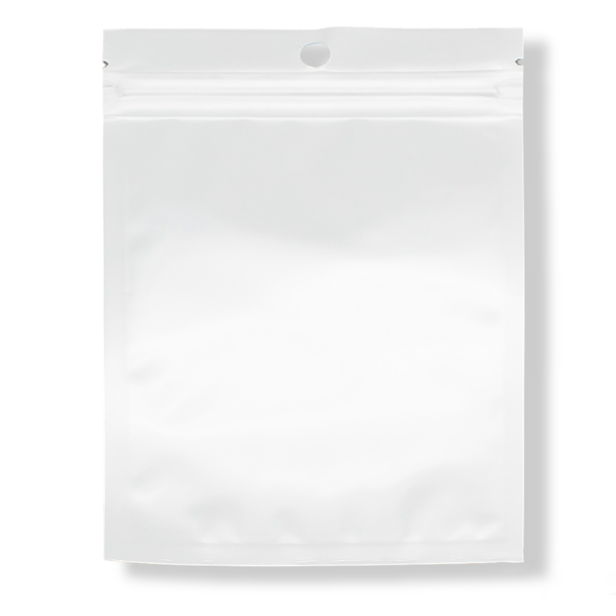 ЗИП Пакет Белый/Прозрачный с Подвесом, Замок ZIP Lock, 15х10см, Внутренний Размер 12х9см, (УТ100031000)